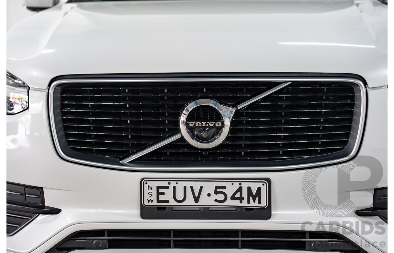 03/2016 Volvo XC90 D5 R-Design (AWD) 256 MY16 4d Wagon Crystal White Pearl Turbo Diesel 2.0L