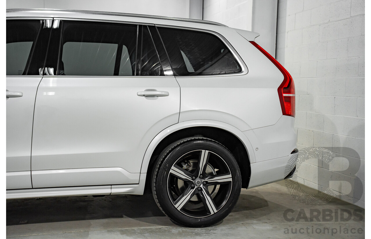 03/2016 Volvo XC90 D5 R-Design (AWD) 256 MY16 4d Wagon Crystal White Pearl Turbo Diesel 2.0L