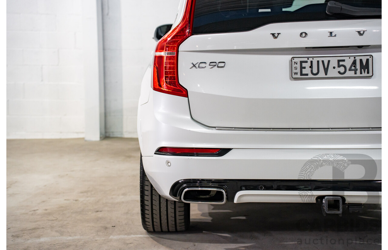 03/2016 Volvo XC90 D5 R-Design (AWD) 256 MY16 4d Wagon Crystal White Pearl Turbo Diesel 2.0L