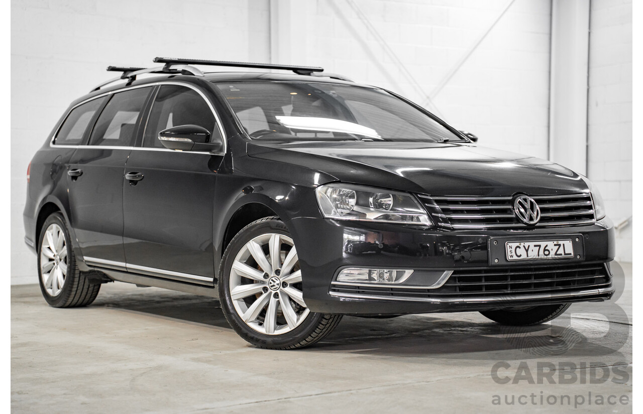 1/2014 Volkswagen Passat 118 TSI 3C MY15 4d Wagon Deep Black Pearl Turbo 1.8L