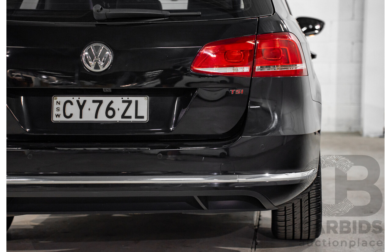 1/2014 Volkswagen Passat 118 TSI 3C MY15 4d Wagon Deep Black Pearl Turbo 1.8L