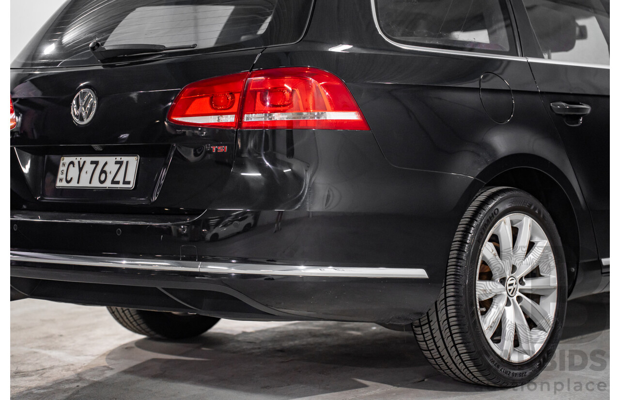 1/2014 Volkswagen Passat 118 TSI 3C MY15 4d Wagon Deep Black Pearl Turbo 1.8L