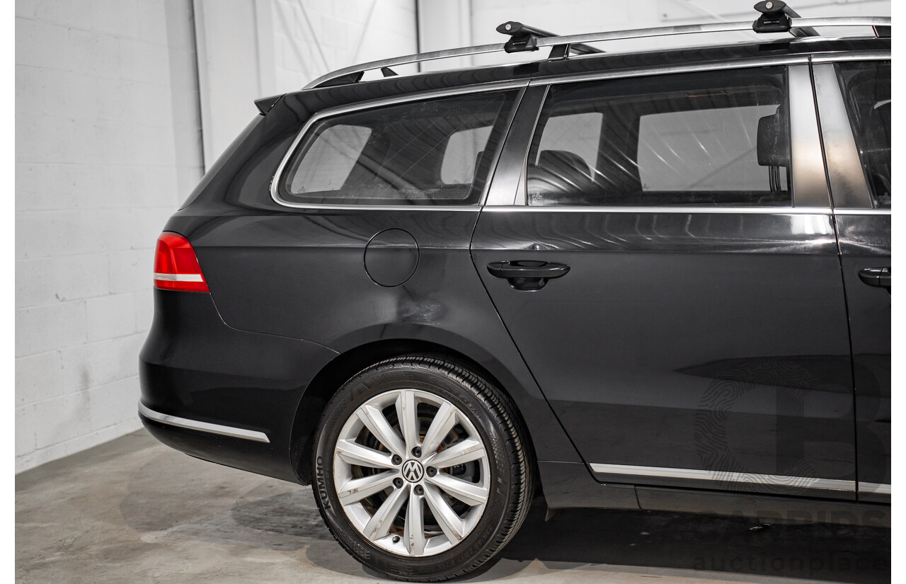 1/2014 Volkswagen Passat 118 TSI 3C MY15 4d Wagon Deep Black Pearl Turbo 1.8L