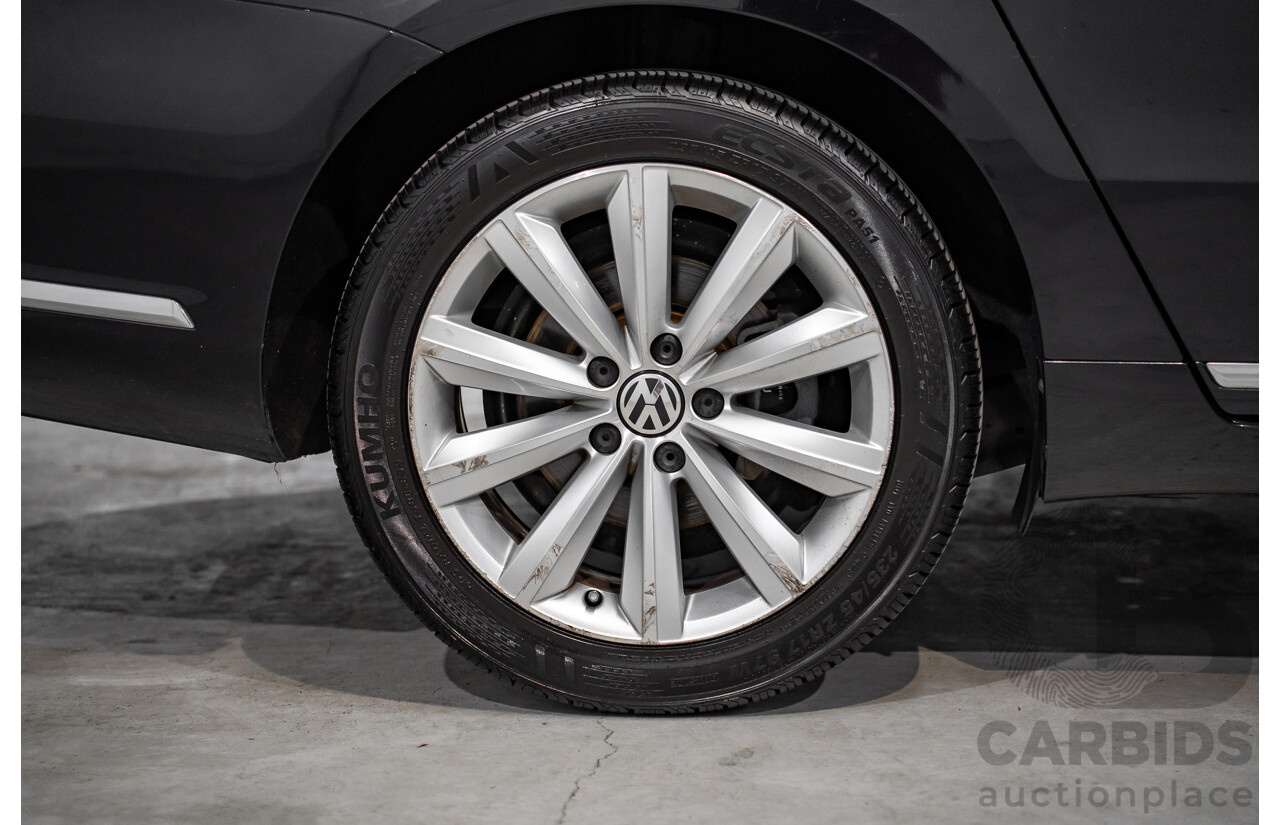 1/2014 Volkswagen Passat 118 TSI 3C MY15 4d Wagon Deep Black Pearl Turbo 1.8L