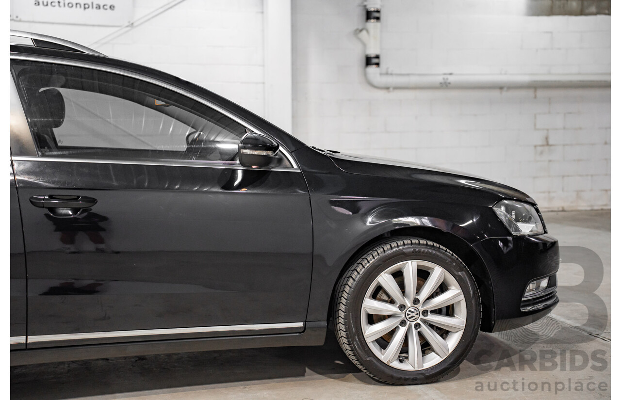 1/2014 Volkswagen Passat 118 TSI 3C MY15 4d Wagon Deep Black Pearl Turbo 1.8L