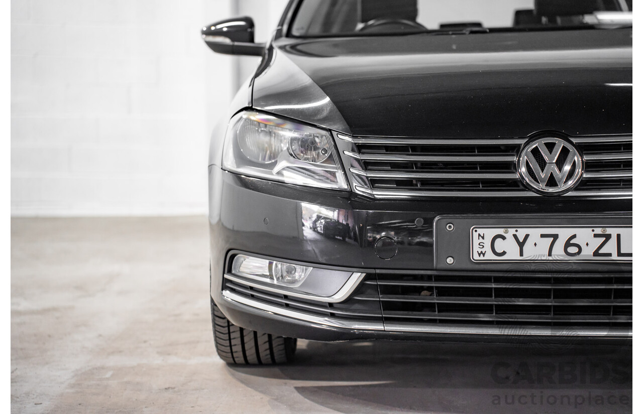 1/2014 Volkswagen Passat 118 TSI 3C MY15 4d Wagon Deep Black Pearl Turbo 1.8L