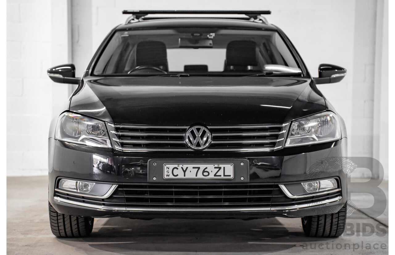 1/2014 Volkswagen Passat 118 TSI 3C MY15 4d Wagon Deep Black Pearl Turbo 1.8L