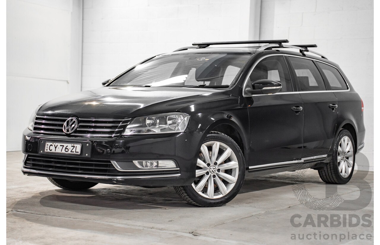 1/2014 Volkswagen Passat 118 TSI 3C MY15 4d Wagon Deep Black Pearl Turbo 1.8L