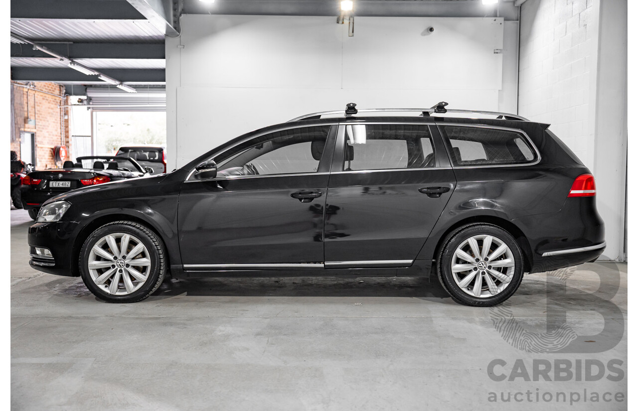 1/2014 Volkswagen Passat 118 TSI 3C MY15 4d Wagon Deep Black Pearl Turbo 1.8L