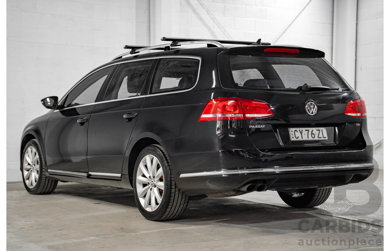 1/2014 Volkswagen Passat 118 TSI 3C MY15 4d Wagon Deep Black Pearl Turbo 1.8L