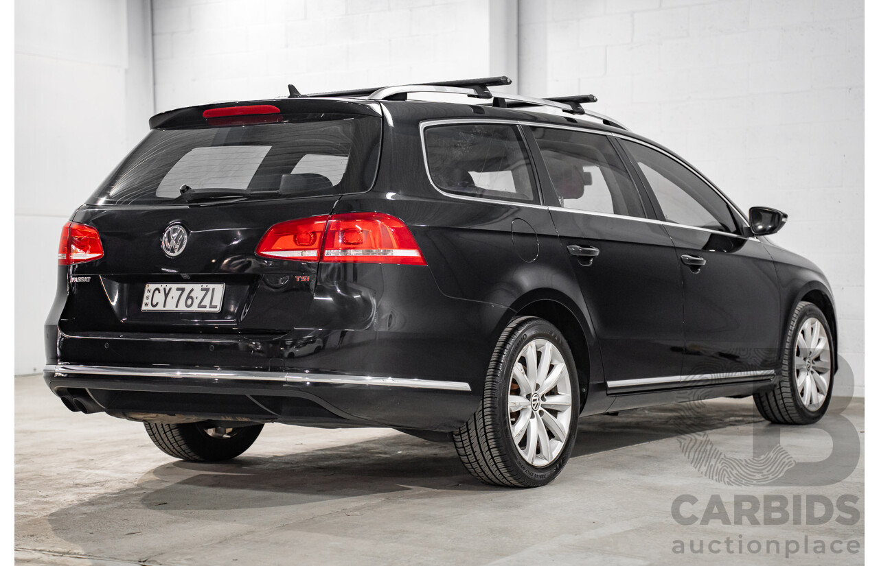 1/2014 Volkswagen Passat 118 TSI 3C MY15 4d Wagon Deep Black Pearl Turbo 1.8L