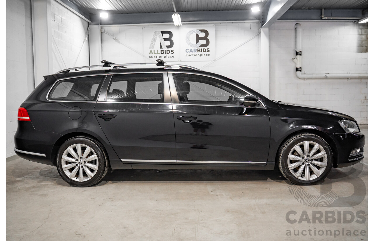 1/2014 Volkswagen Passat 118 TSI 3C MY15 4d Wagon Deep Black Pearl Turbo 1.8L