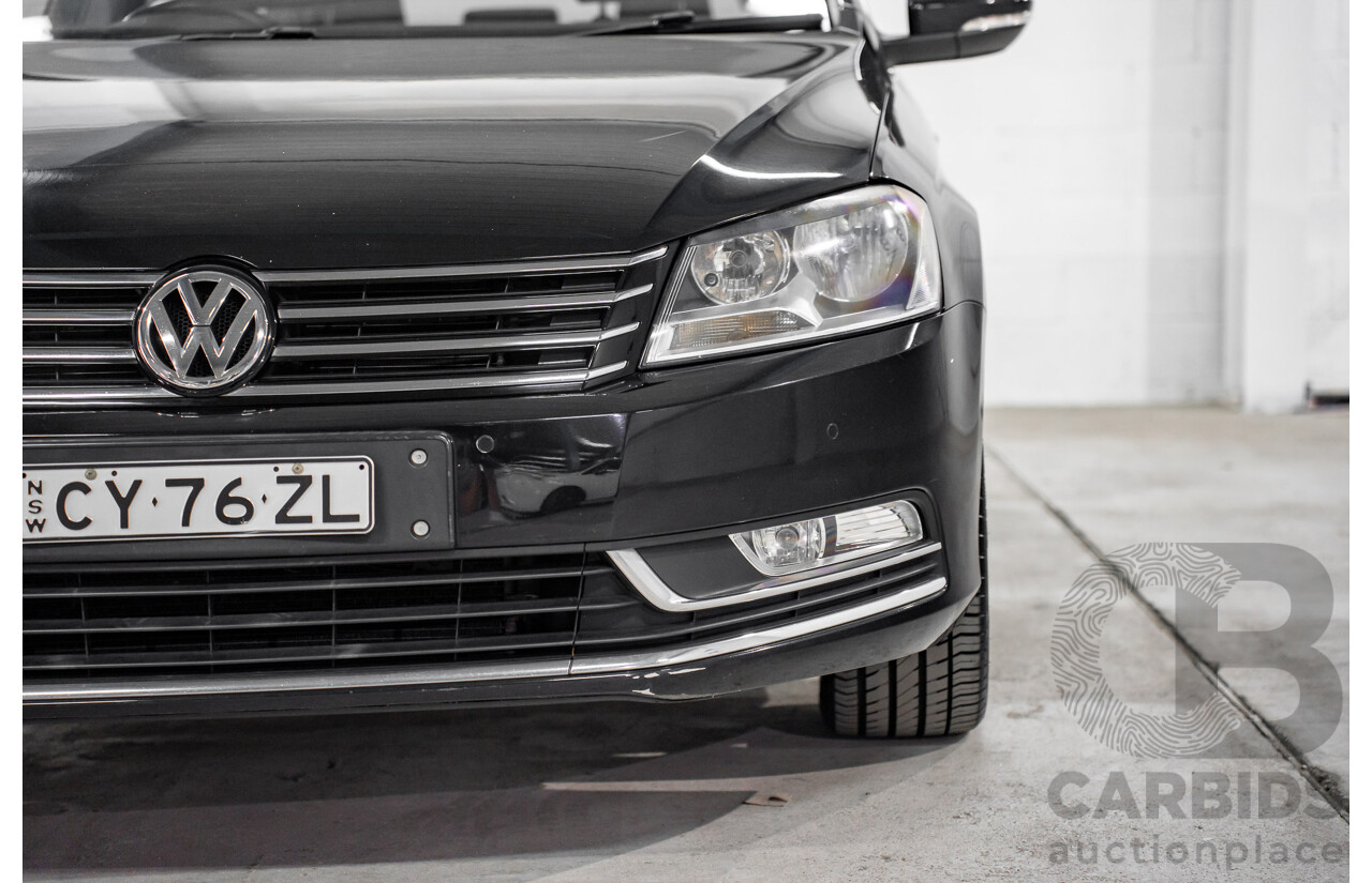 1/2014 Volkswagen Passat 118 TSI 3C MY15 4d Wagon Deep Black Pearl Turbo 1.8L