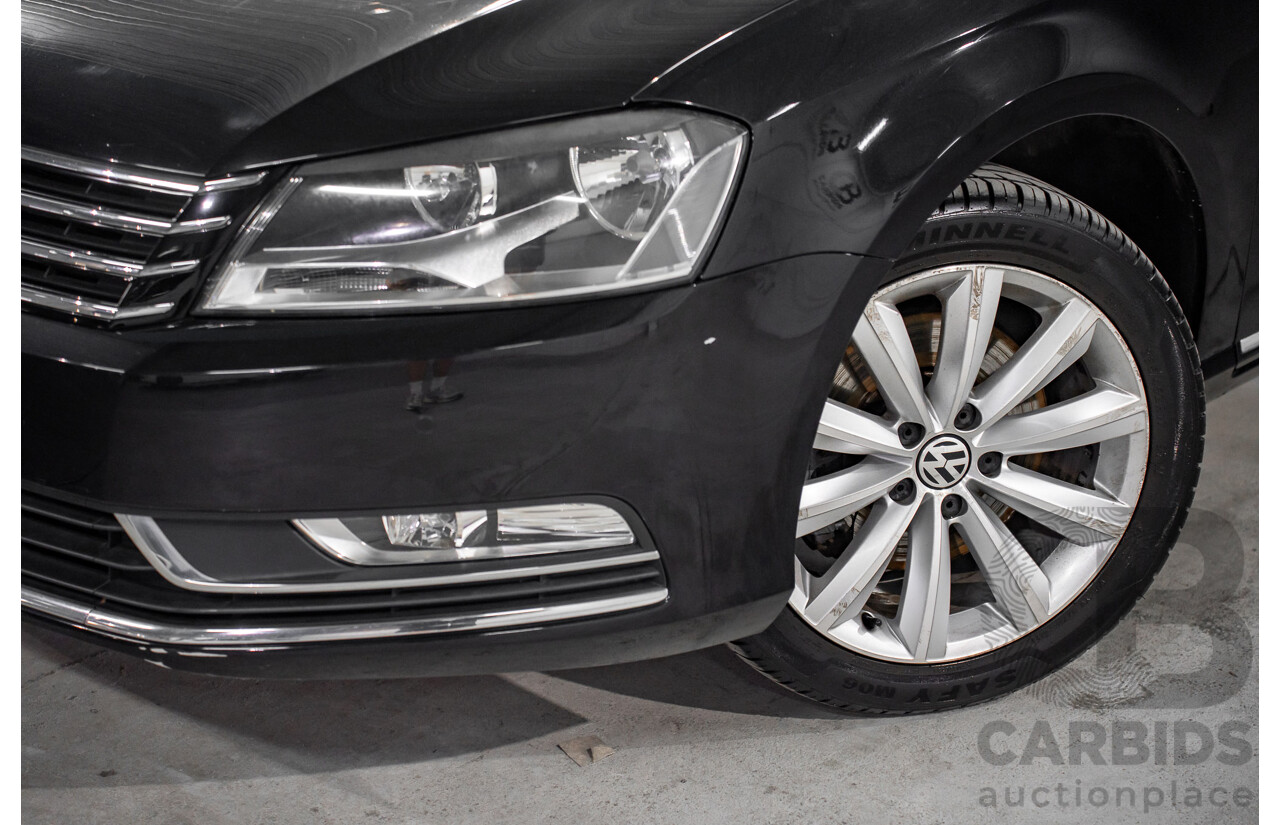 1/2014 Volkswagen Passat 118 TSI 3C MY15 4d Wagon Deep Black Pearl Turbo 1.8L