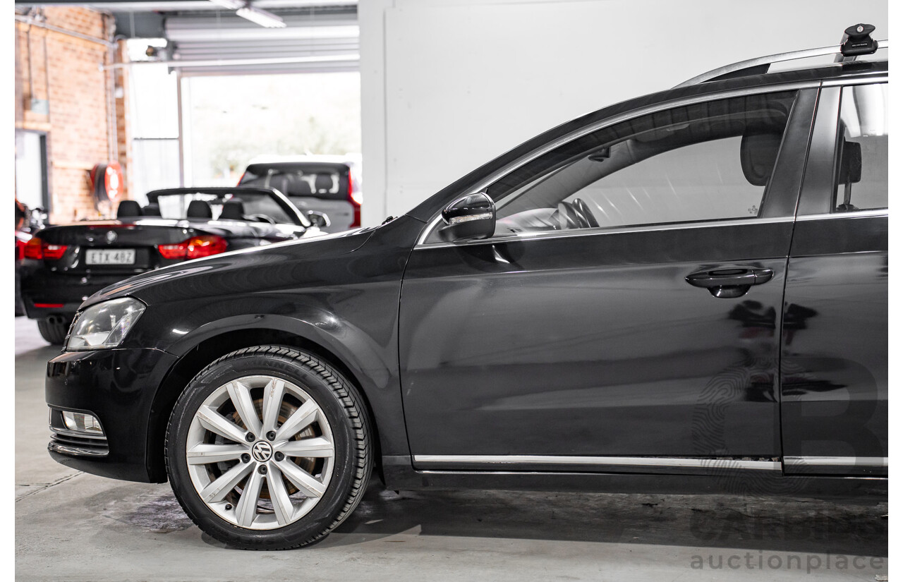 1/2014 Volkswagen Passat 118 TSI 3C MY15 4d Wagon Deep Black Pearl Turbo 1.8L