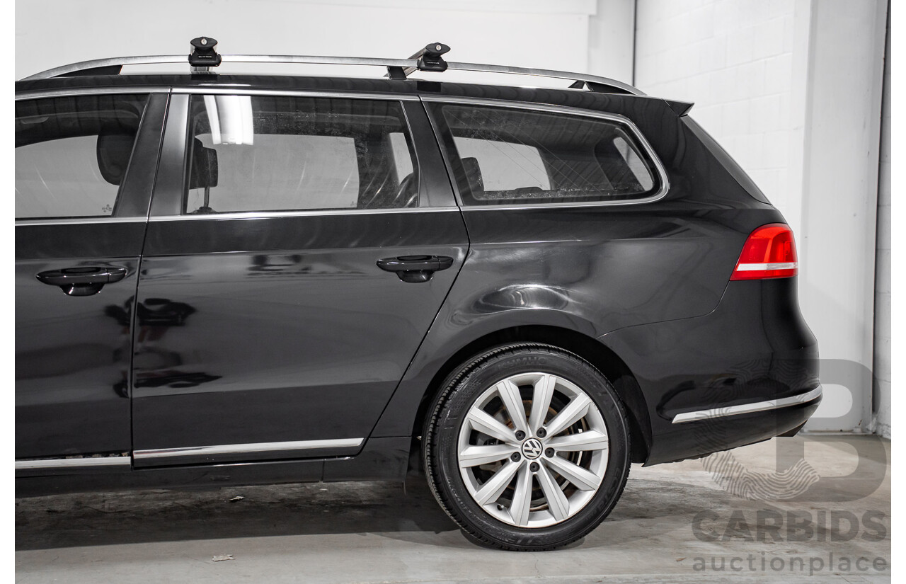 1/2014 Volkswagen Passat 118 TSI 3C MY15 4d Wagon Deep Black Pearl Turbo 1.8L