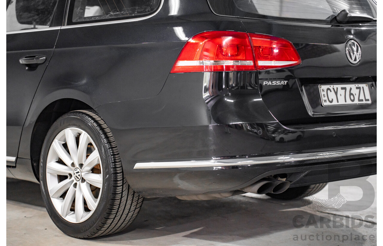 1/2014 Volkswagen Passat 118 TSI 3C MY15 4d Wagon Deep Black Pearl Turbo 1.8L