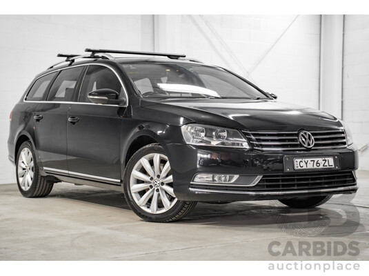1/2014 Volkswagen Passat 118 TSI 3C MY15 4d Wagon Deep Black Pearl Turbo 1.8L
