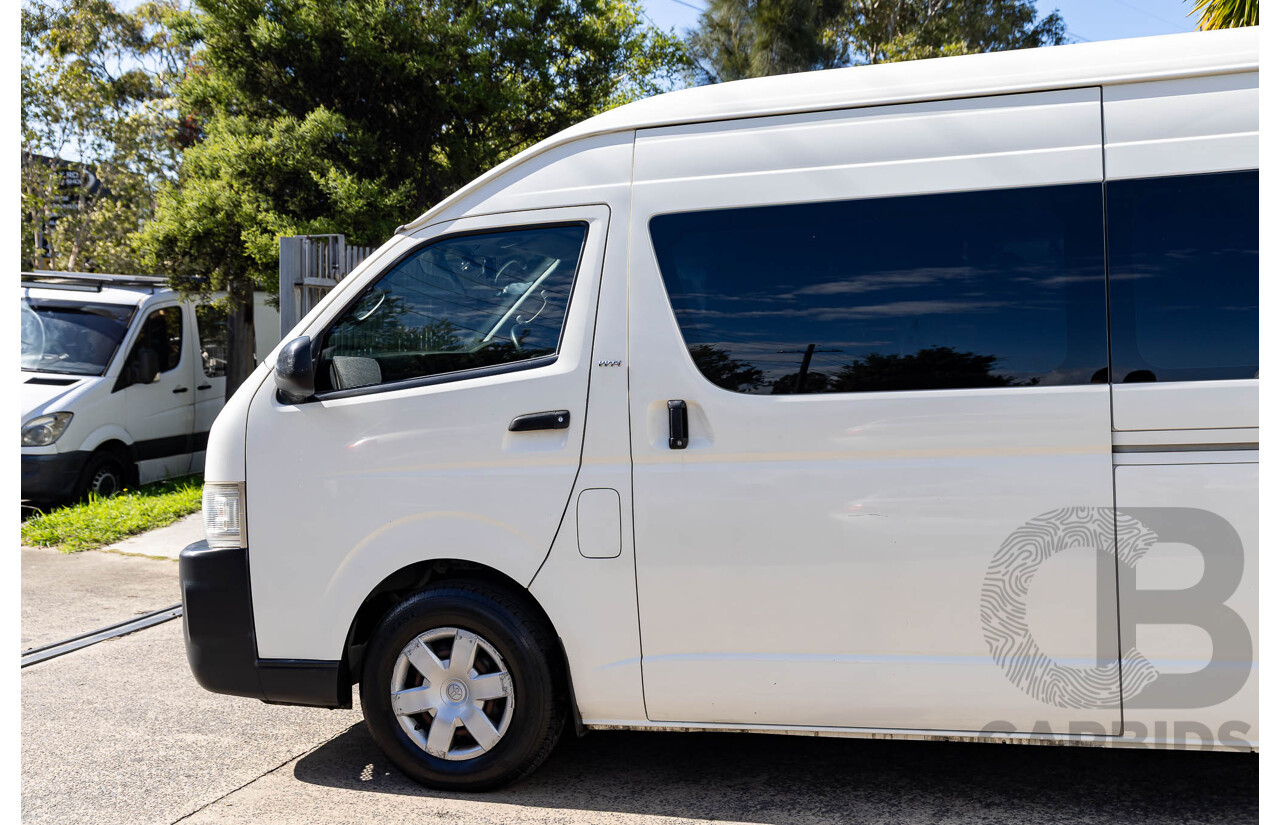 7/2009 Toyota Hiace Commuter TRH223R MY07 Upgrade Bus French Vanilla White 2.7L - 14 Seater