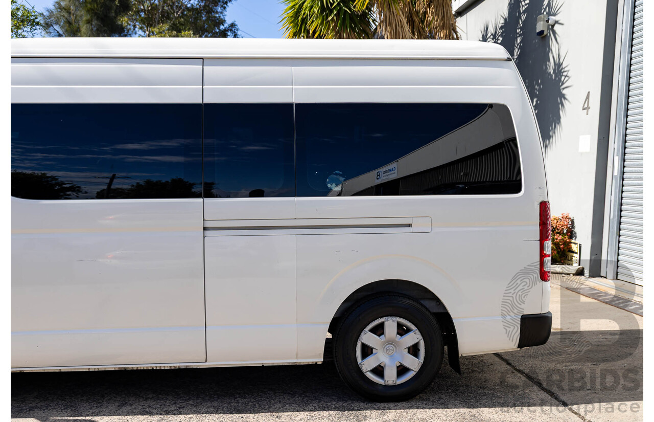 7/2009 Toyota Hiace Commuter TRH223R MY07 Upgrade Bus French Vanilla White 2.7L - 14 Seater