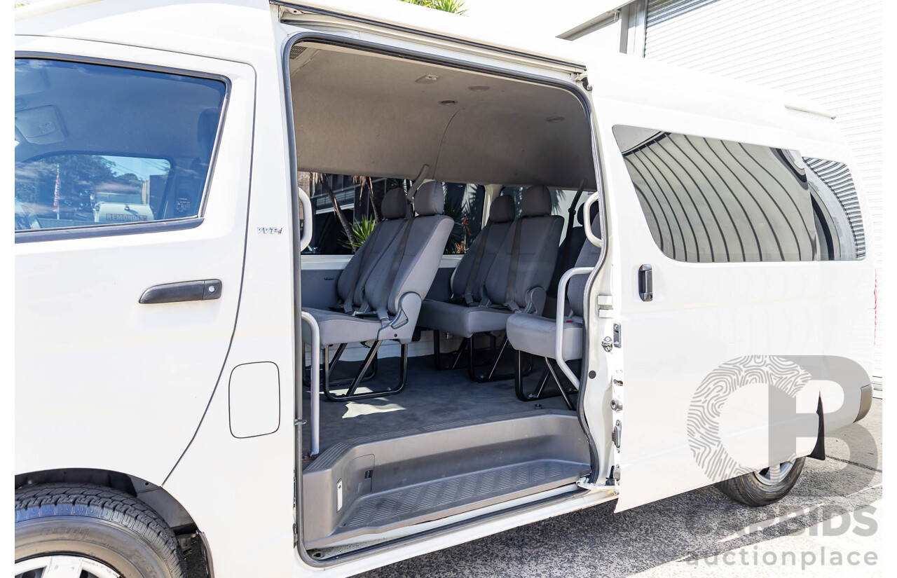 7/2009 Toyota Hiace Commuter TRH223R MY07 Upgrade Bus French Vanilla White 2.7L - 14 Seater