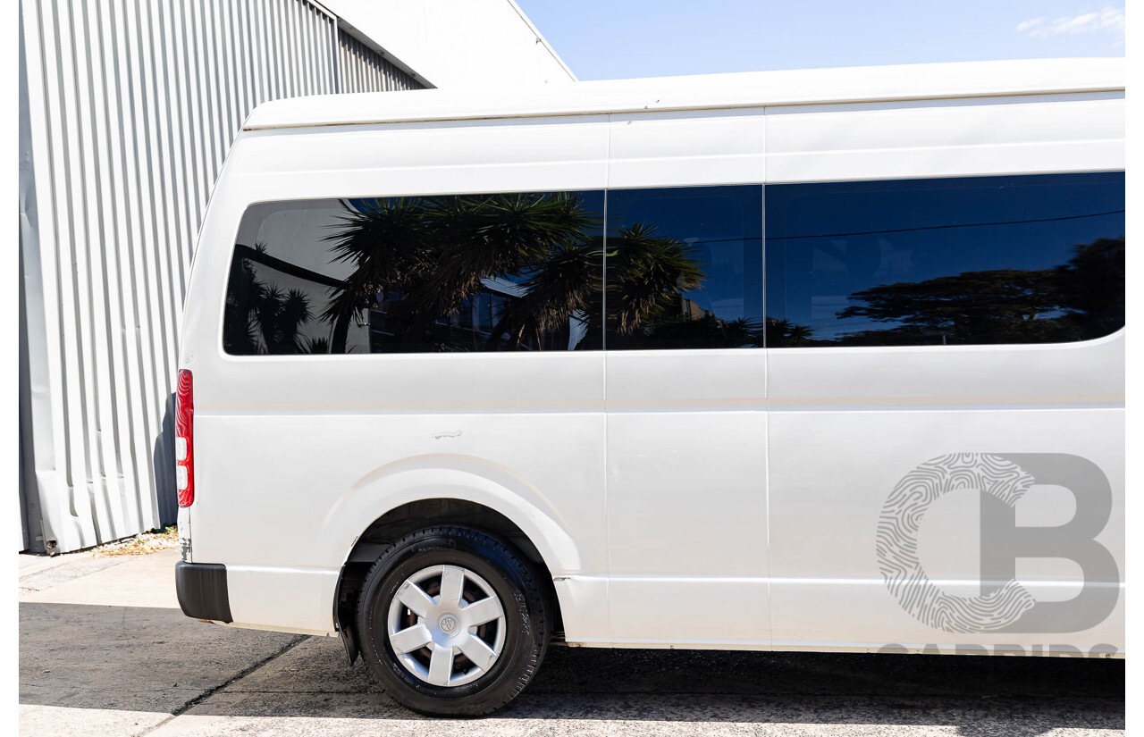 7/2009 Toyota Hiace Commuter TRH223R MY07 Upgrade Bus French Vanilla White 2.7L - 14 Seater