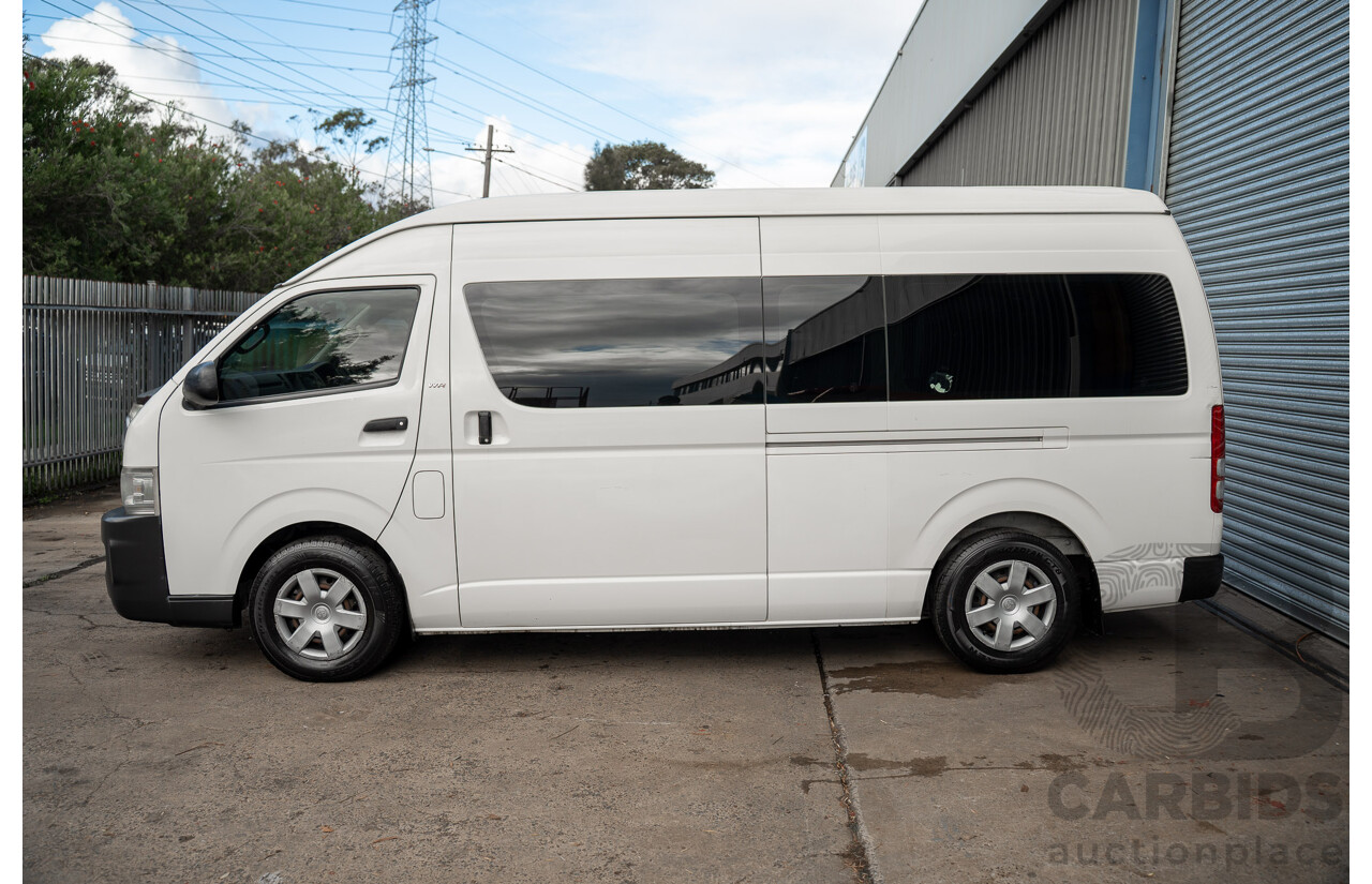 7/2009 Toyota Hiace Commuter TRH223R MY07 Upgrade Bus French Vanilla White 2.7L - 14 Seater