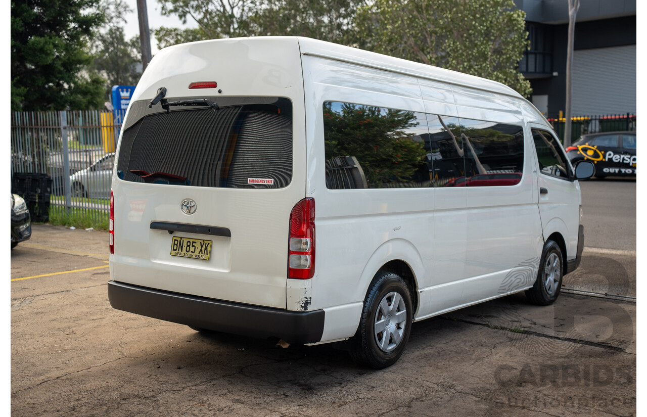 7/2009 Toyota Hiace Commuter TRH223R MY07 Upgrade Bus French Vanilla White 2.7L - 14 Seater
