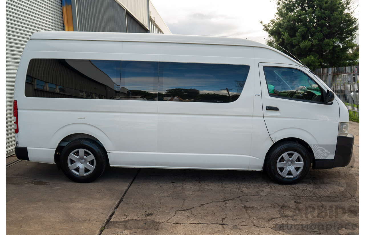 7/2009 Toyota Hiace Commuter TRH223R MY07 Upgrade Bus French Vanilla White 2.7L - 14 Seater