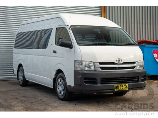 7/2009 Toyota Hiace Commuter TRH223R MY07 Upgrade Bus French Vanilla White 2.7L - 14 Seater