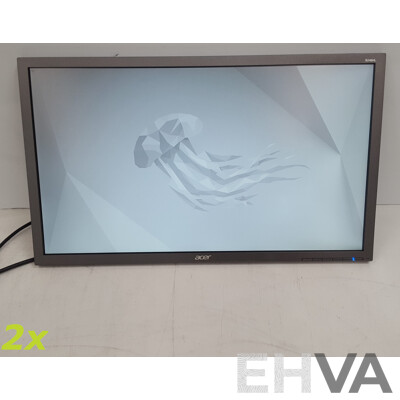 Acer (B246HL) 24-Inch Full HD (1080p) Widescreen LCD Monitor - Lot of Two