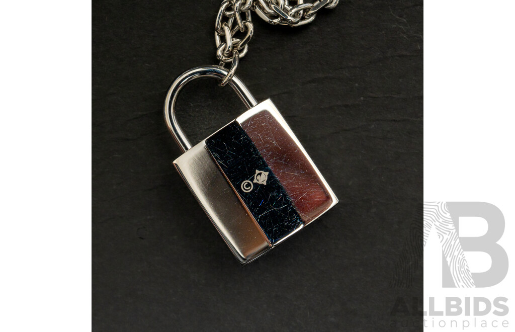 Swarovski Crystal Padlock Necklace & Bracelet Set, 5120621, 40/17cm, as New in Box with Tags