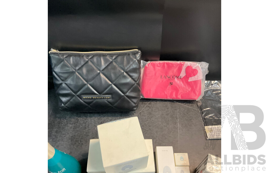 Bulk Lot of Cosmetic Products Including Skincare, Toners, Eau De Parfums, and More