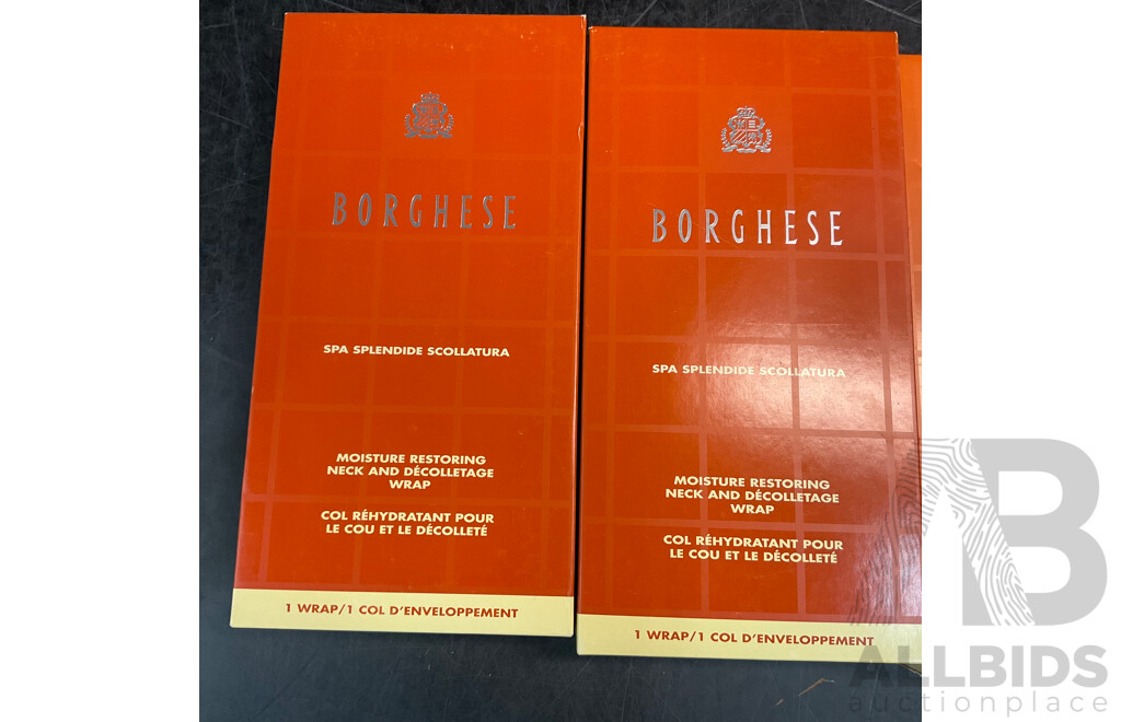 BORGHESE Moisture Restoring Neck & Decolletage Wrap & Moisture Restoring Glove & 7 Color LED Beauty Face Neck Mask