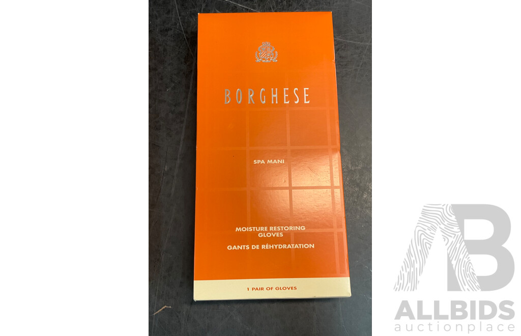 BORGHESE Moisture Restoring Neck & Decolletage Wrap & Moisture Restoring Glove & 7 Color LED Beauty Face Neck Mask