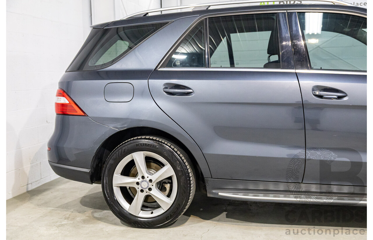 4/2012 Mercedes-Benz ML250 CDI Bluetec (4x4) 166 4d Wagon Tenorite Grey Metallic Turbo Diesel 2.1L