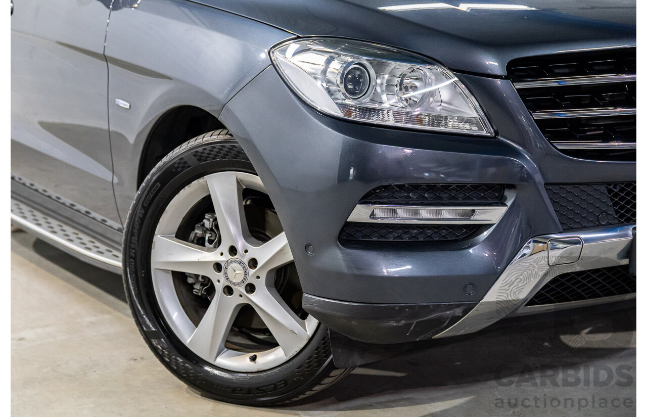 4/2012 Mercedes-Benz ML250 CDI Bluetec (4x4) 166 4d Wagon Tenorite Grey Metallic Turbo Diesel 2.1L