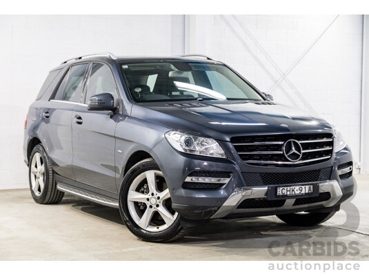 4/2012 Mercedes-Benz ML250 CDI Bluetec (4x4) 166 4d Wagon Tenorite Grey Metallic Turbo Diesel 2.1L
