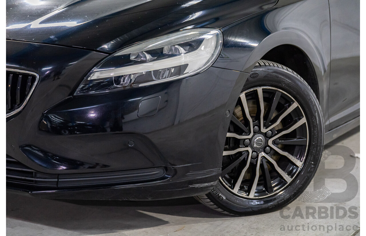 09/2016 Volvo V40 T3 Momentum (FWD) M MY17 5d Hatchback Black Stone Turbo 1.5L