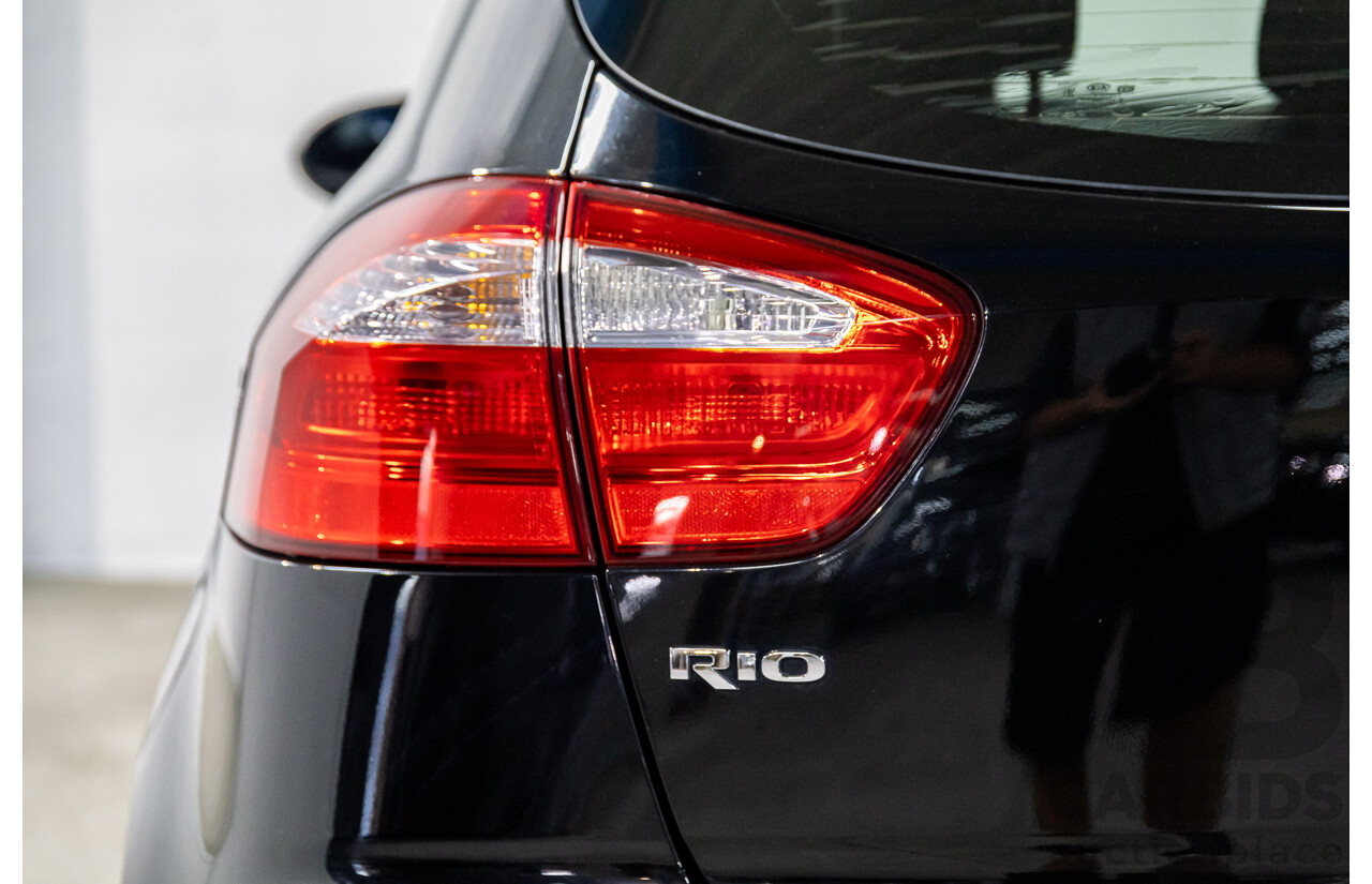 8/2015 Kia Rio S UB MY15 3d Hatchback Aurora Black Pearl 1.4L