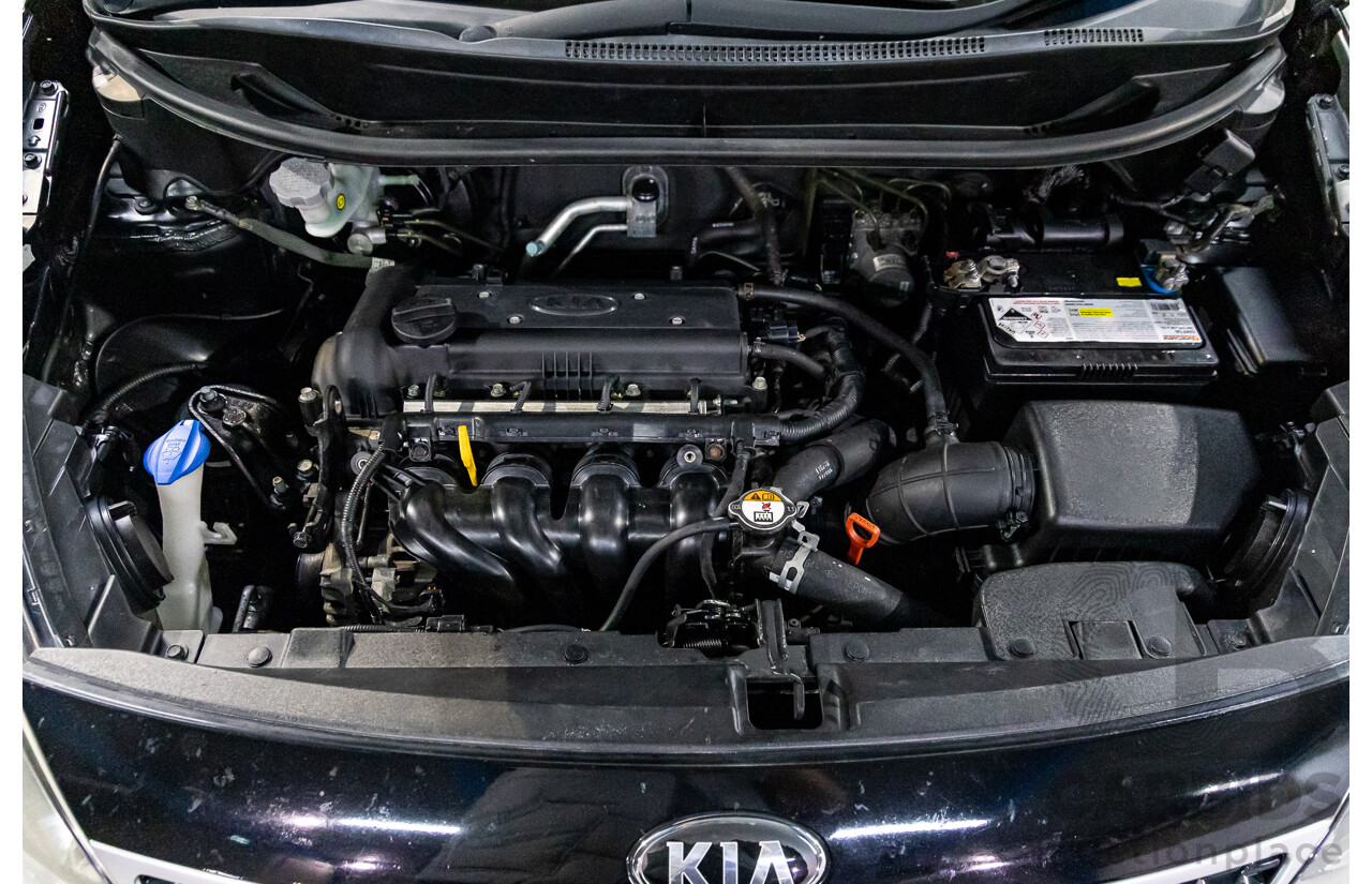 8/2015 Kia Rio S UB MY15 3d Hatchback Aurora Black Pearl 1.4L