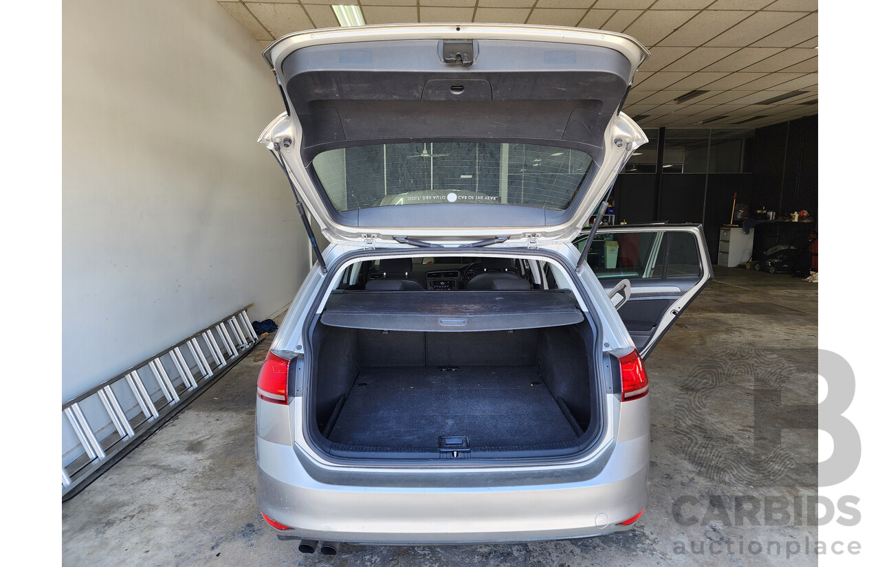 2/2014 Volkswagen Golf 90 TSI AU MY14 4d Wagon Silver 1.4L