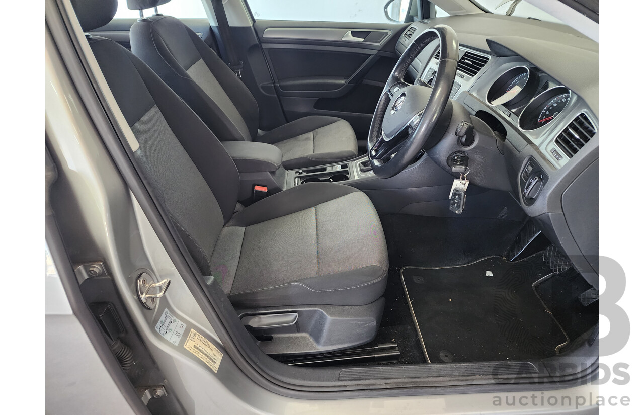 2/2014 Volkswagen Golf 90 TSI AU MY14 4d Wagon Silver 1.4L
