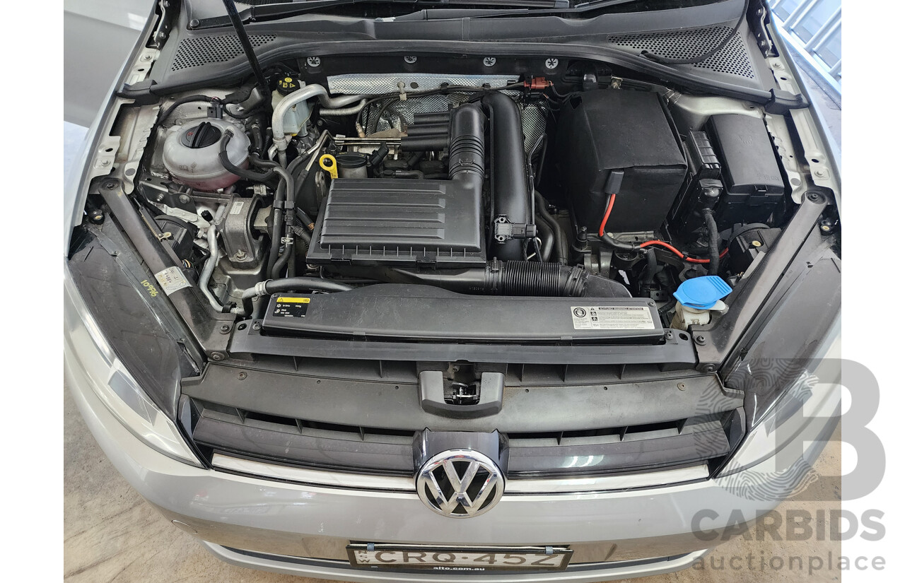 2/2014 Volkswagen Golf 90 TSI AU MY14 4d Wagon Silver 1.4L