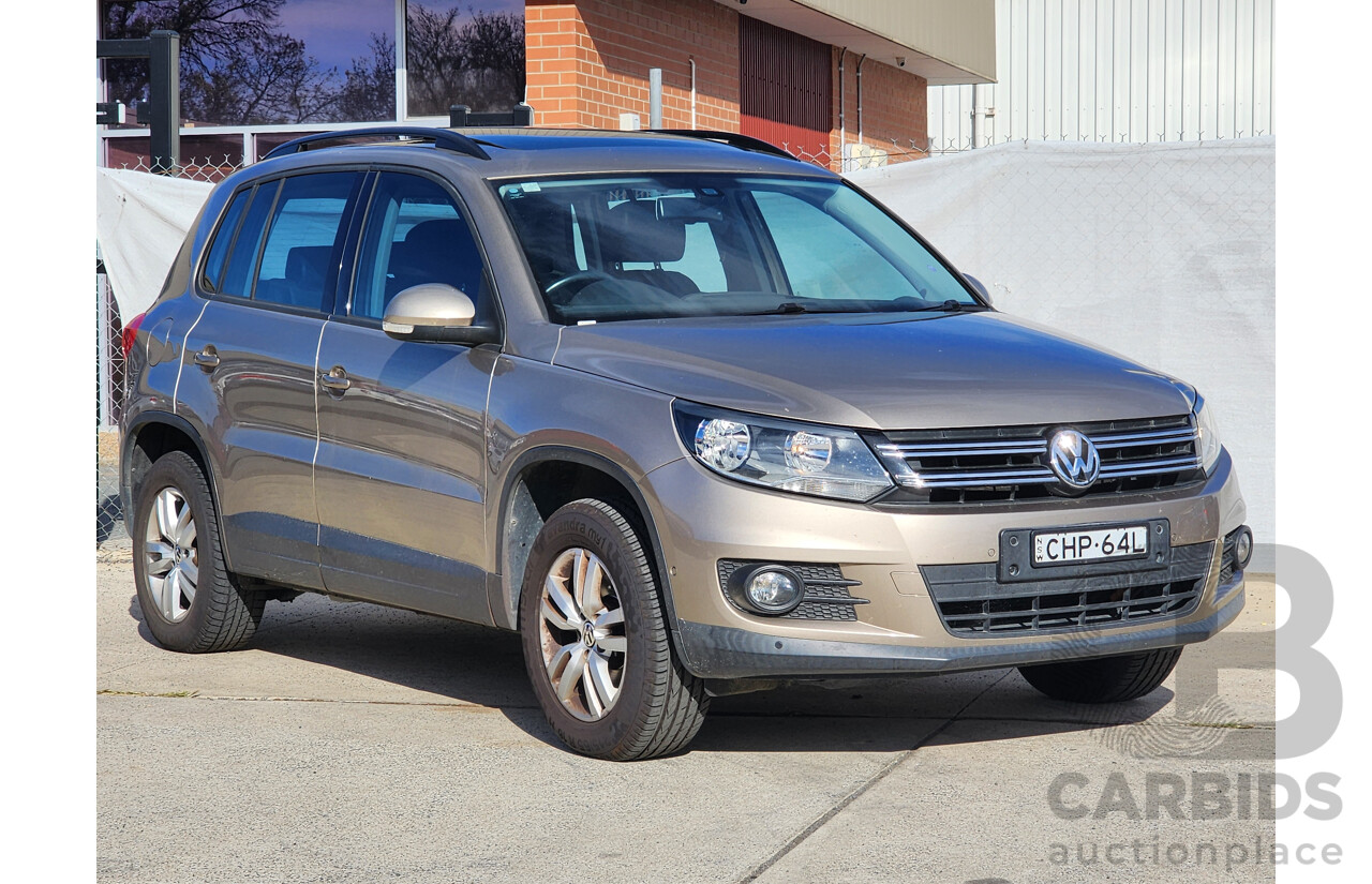 7/2012 Volkswagen Tiguan 132 TSI Pacific 5NC MY12 4d Wagon Beige 2.0L