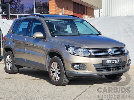 7/2012 Volkswagen Tiguan 132 TSI Pacific 5NC MY12 4d Wagon Beige 2.0L
