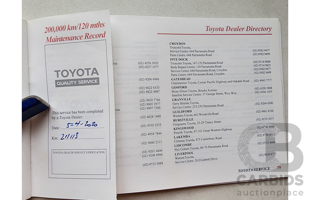 6/2003 Toyota Rav4 Cruiser (4x4) ACA21R 4d Wagon Silver 2.0L