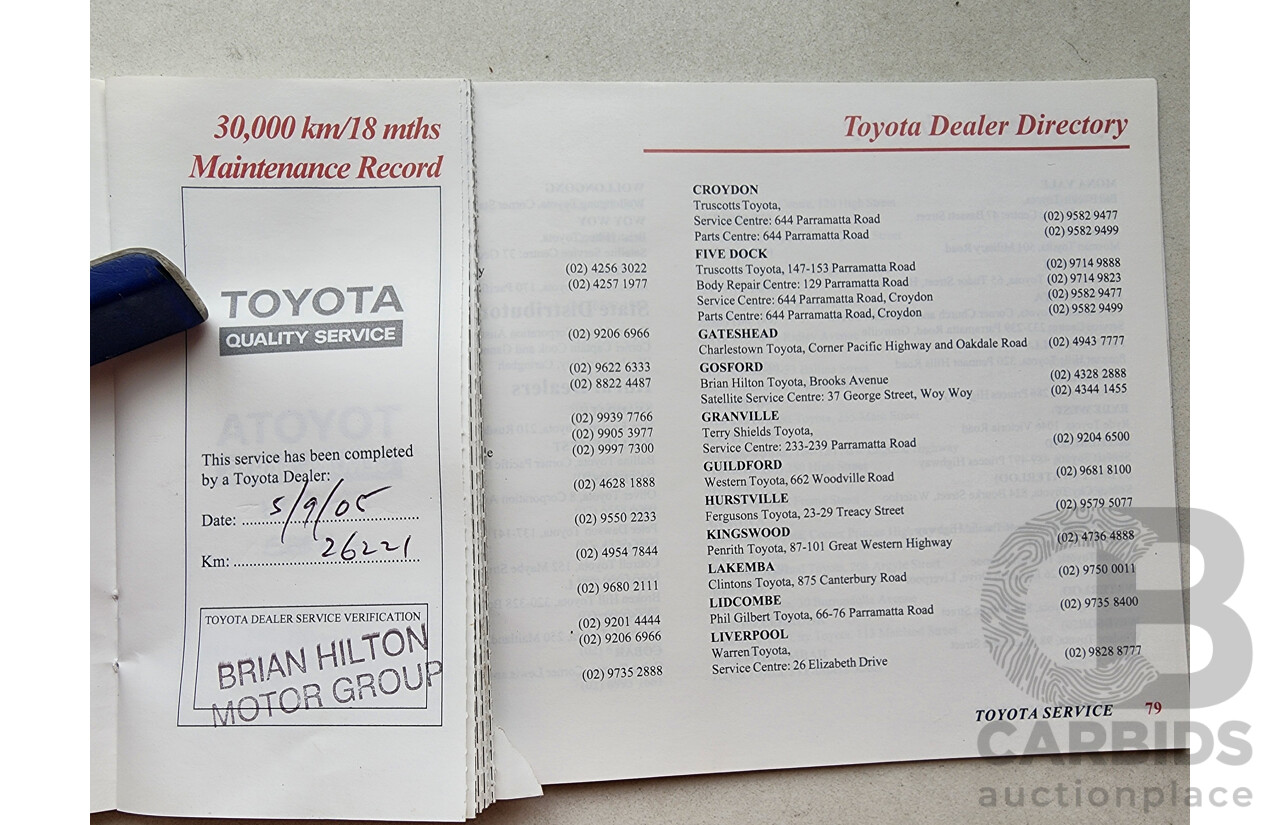 6/2003 Toyota Rav4 Cruiser (4x4) ACA21R 4d Wagon Silver 2.0L