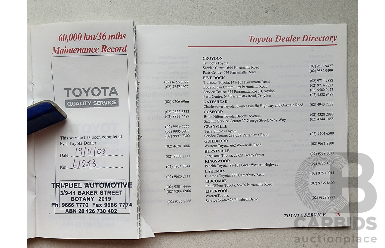 6/2003 Toyota Rav4 Cruiser (4x4) ACA21R 4d Wagon Silver 2.0L