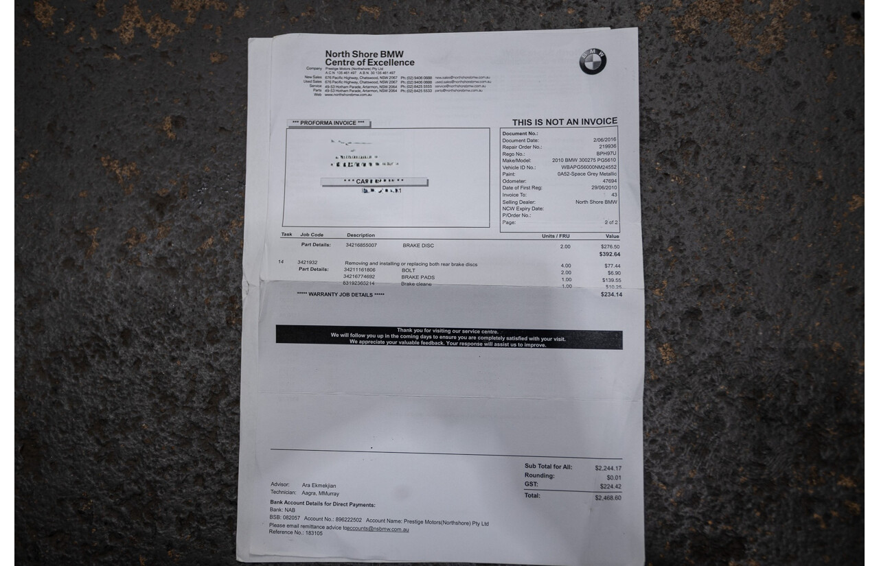 6/2010 BMW 320i Lifestyle E90 MY10 4d Sedan Space Grey Metallic 2.0L